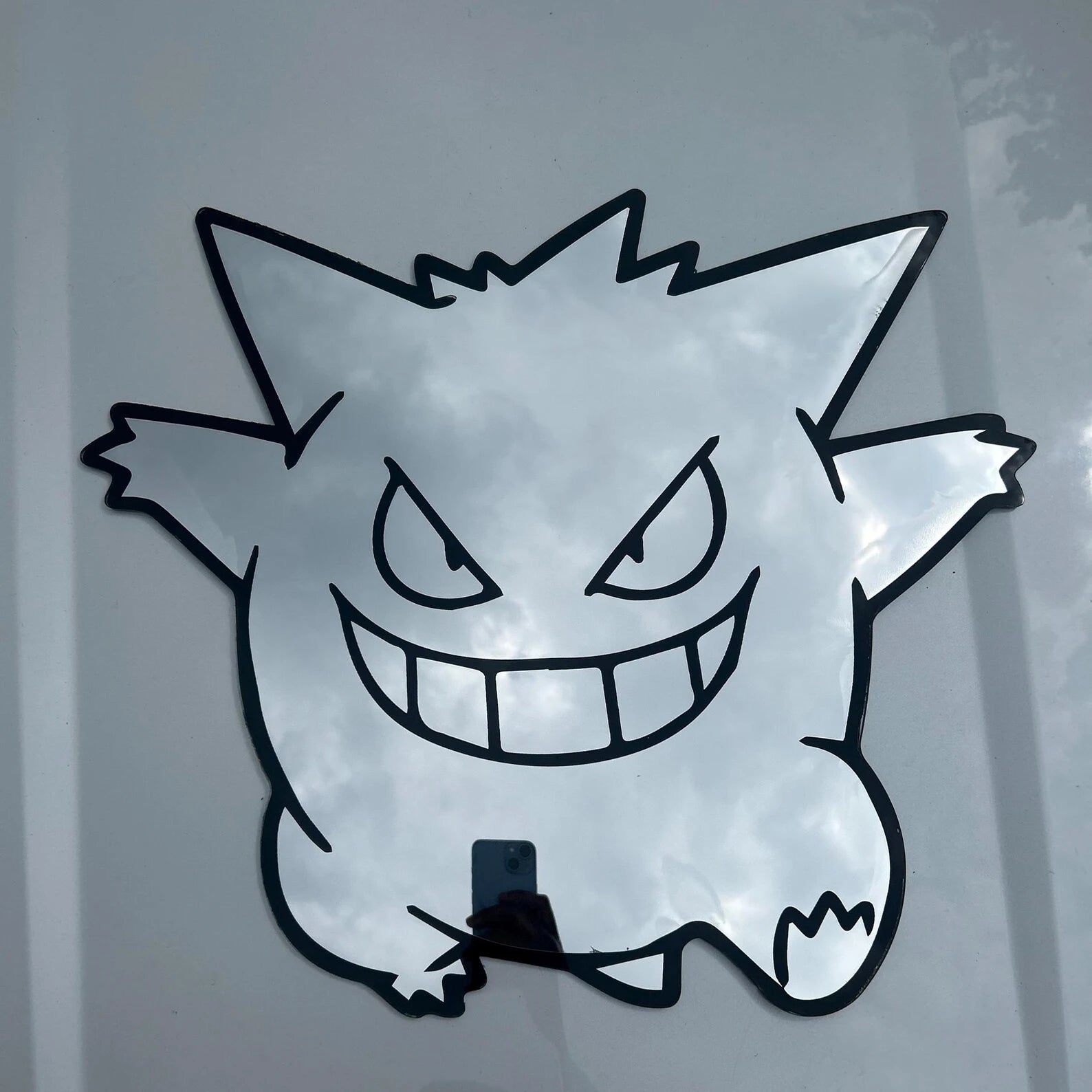 Pokemon Gengar Cool Anime Inspired Mirror Home Bedroom Decoration Birthday Gifts Wall Art