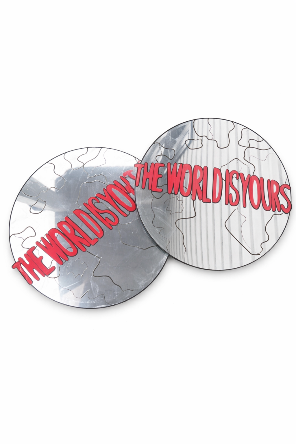 The World Is Yours mirror/wall art