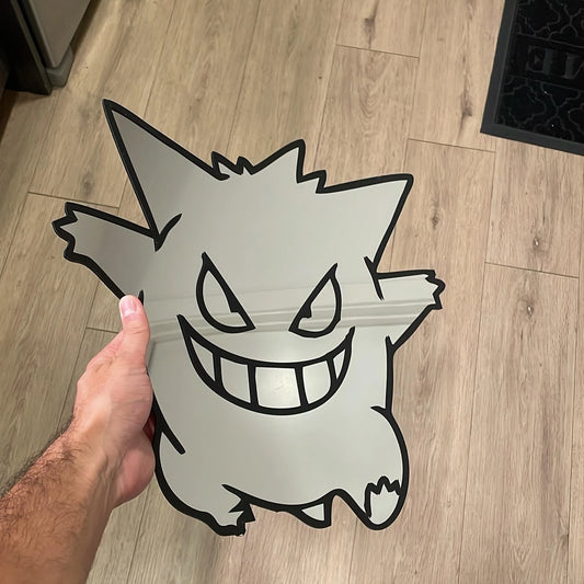 Pokemon Gengar Cool Anime Inspired Mirror Home Bedroom Decoration Birthday Gifts Wall Art