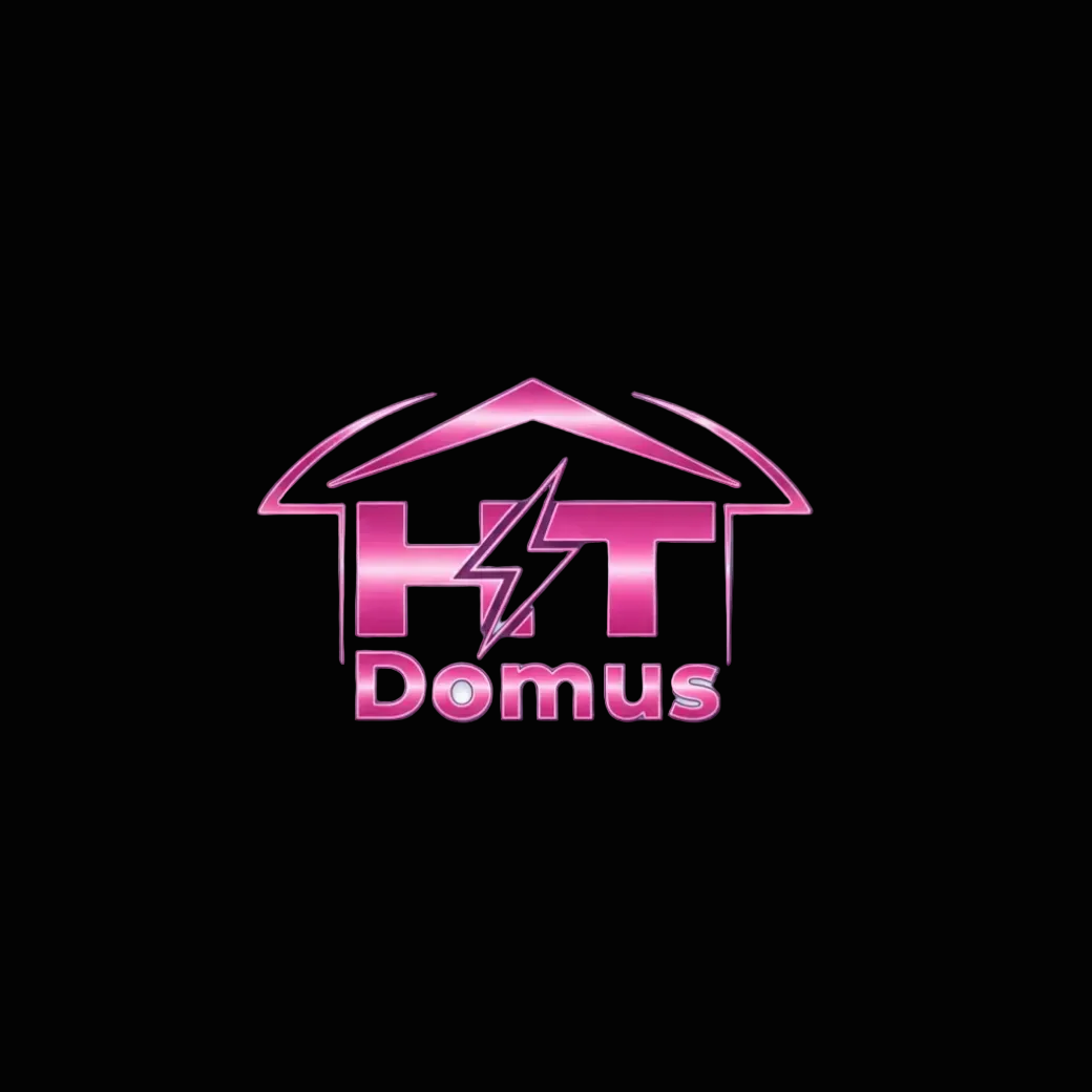 HTDomus Logo with Pink